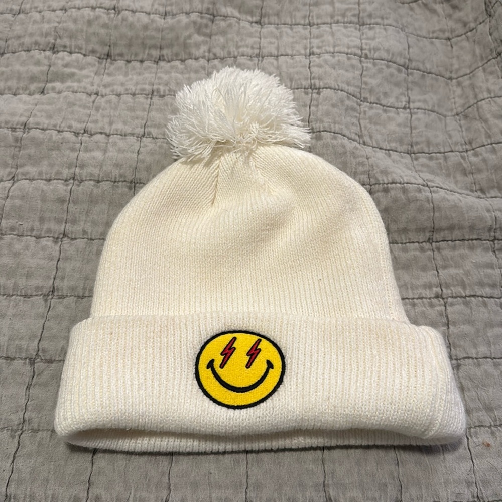 Aviator Nation smiley beanie
